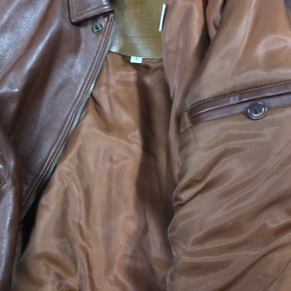 Coach Leather Bomber Jacket Style no. D6K-0976 - Picture 5 of 5